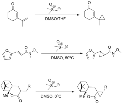 Cyclopropanation with the Johnson–Corey–Chaykovsky reaction