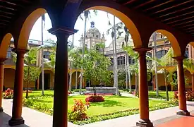 Letters courtyard