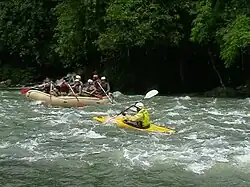 Whitewater rafting or kayaking adventures in the Cagayan de Oro River