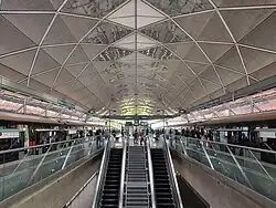 Platforms of Expo MRT station