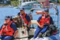 A Coast Guard Auxiliary safety patrol in Portland, Oregon in 2014.