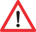 1.30 Other danger (additional information will be added below the sign, e.g. panel 5.16)