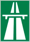 4.01 Motorway (max speed limit 120 km/h, only motor vehicles are permitted which are capable of a speed of at least 80 km/h; overtaking only on the left side)