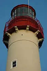 The top of the Cape May Lighthouse on July 4, 2005