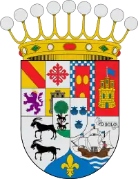 Coat of Arms as Count of Gálvez (1783–1786)