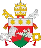 Pius VI's coat of arms