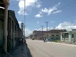 A road in town's centre