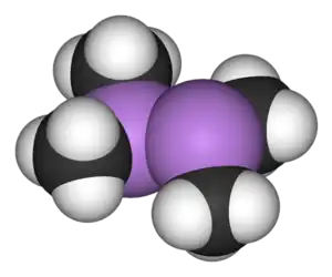 Space-filling model of cacodyl