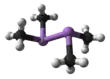 Ball and stick model of cacodyl