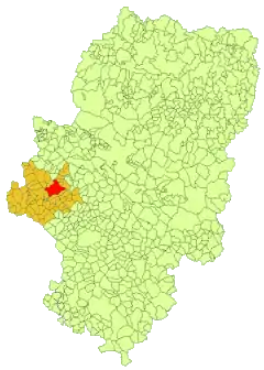 Location in Aragon