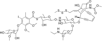 Structural formula of Calicheamicin γ1