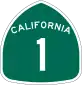 State Route 1 marker