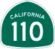 State Route 110 marker