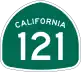 State Route 121 marker