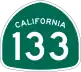 State Route 133 marker