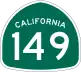 State Route 149 marker