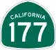 State Route 177 marker