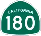 State Route 180 marker