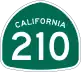 Interstate 210 and State Route 210 marker