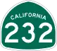 State Route 232 marker