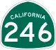 State Route 246 marker