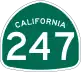 State Route 247 marker