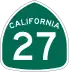 State Route 27 marker