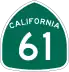 State Route 61 marker