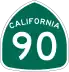 State Route 90 marker