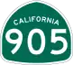 State Route 905 marker