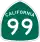 State Route 99 marker