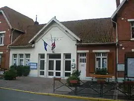 The town hall of Calonne-sur-la-Lys