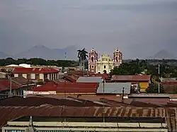 A view of the city towards the Church of the Calvary