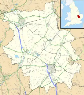 Bourn is located in Cambridgeshire