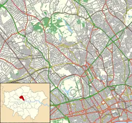 The World's End, Camden is located in London Borough of Camden