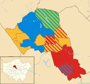 Camden 2006 results map