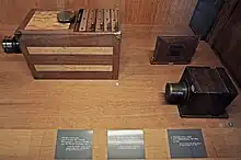 1840-1841 cameras obscurae for Daguerreotype called "Grand Photographe" produced by Charles Chevalier