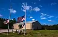 Front of the current building for Camp Gordon Johnston WWII Museum in Carrabelle