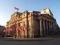 Canada House with flags