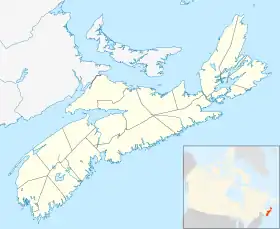 Strait of Canso is located in Nova Scotia