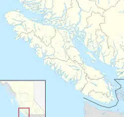 Courtenay is located in Vancouver Island