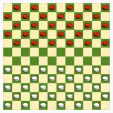 12x12 board, starting position in Canadian draughts