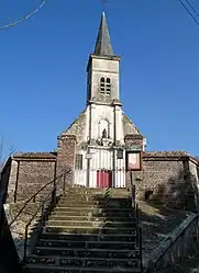 The church in Canaples