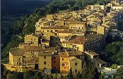 Panorama of Castelvecchio, the most ancient district of Canino.