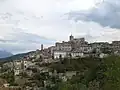 Capestrano, view of the village from west