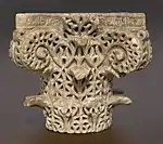 Example of a marble capital from Madinat al-Zahra, 10th century