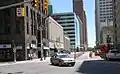 Looking south on Griswold at State, with The David Stott Building on the left