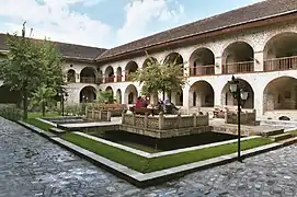 18th-century caravanserai in Sheki, Azerbaijan