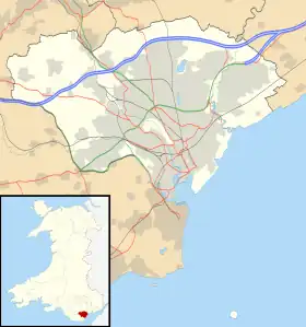 Pontprennau is located in Cardiff