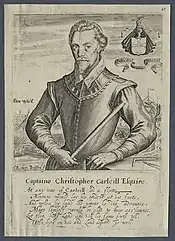 Christopher Carleill who commanded the English troops